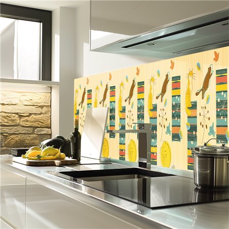 Glas Küchenrückwand 6 mm ESG Motive KRWM-0796