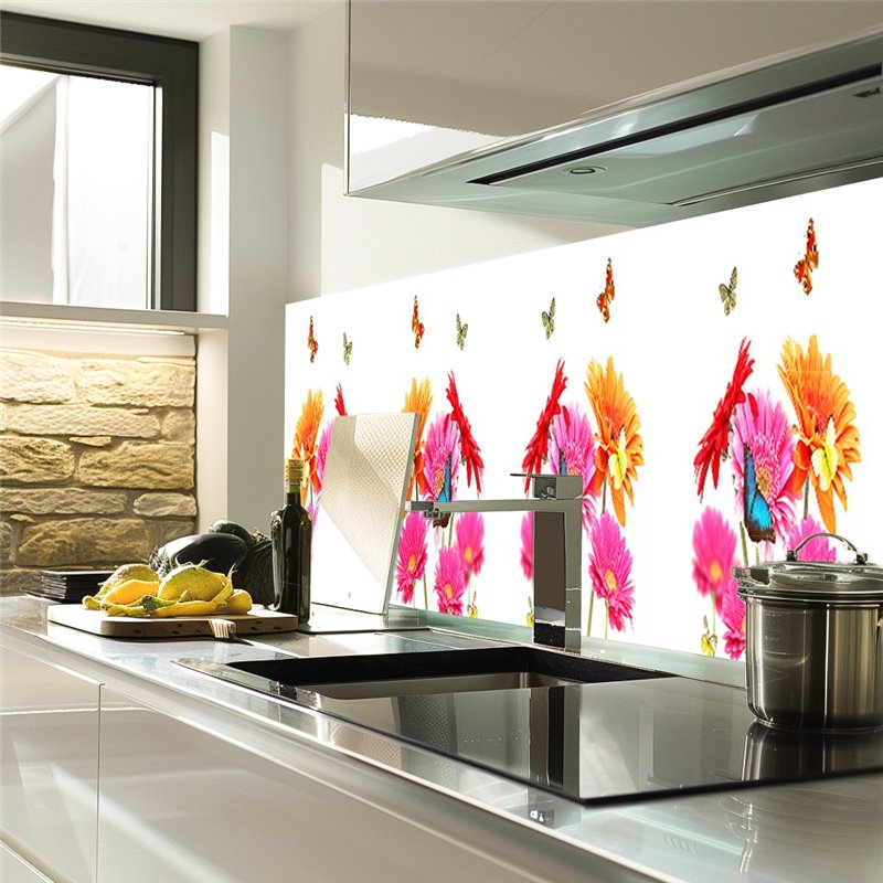 Glas Küchenrückwand 6 mm ESG Motive KRWM-0802