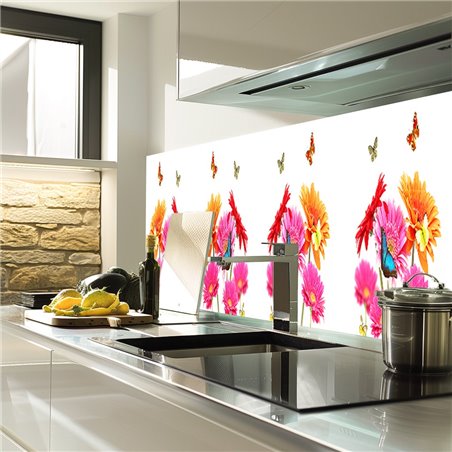 Glas Küchenrückwand 6 mm ESG Motive KRWM-0802