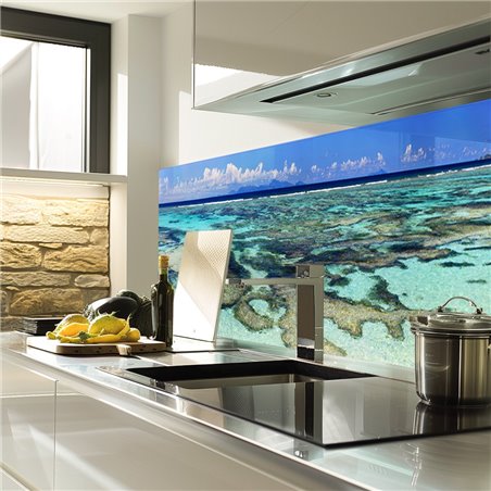 Glas Küchenrückwand 6 mm ESG Motive KRWM-0809