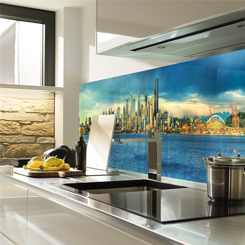 Glas Küchenrückwand 6 mm ESG Motive KRWM-0810