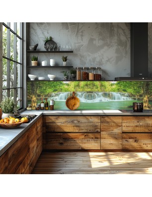 Glas Küchenrückwand 6 mm ESG Motive KRWM-0813