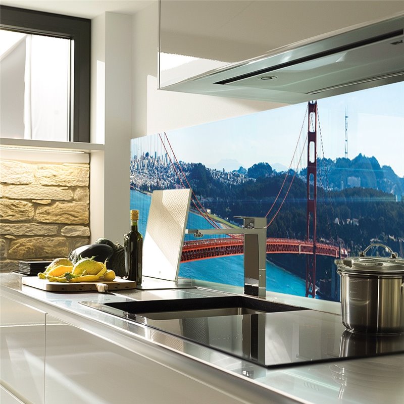 Glas Küchenrückwand 6 mm ESG Motive KRWM-0824