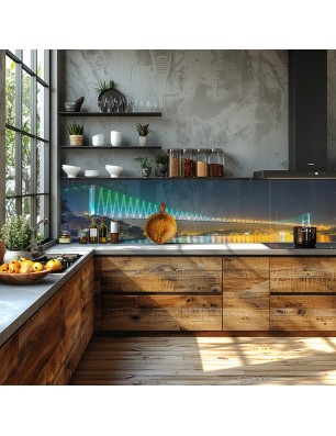 Glas Küchenrückwand 6 mm ESG Motive KRWM-0841