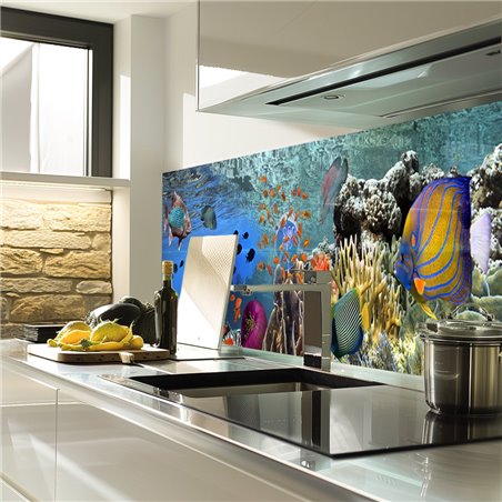 Glas Küchenrückwand 6 mm ESG Motive KRWM-0842