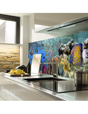 Glas Küchenrückwand 6 mm ESG Motive KRWM-0842