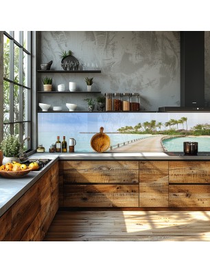 Glas Küchenrückwand 6 mm ESG Motive KRWM-0889