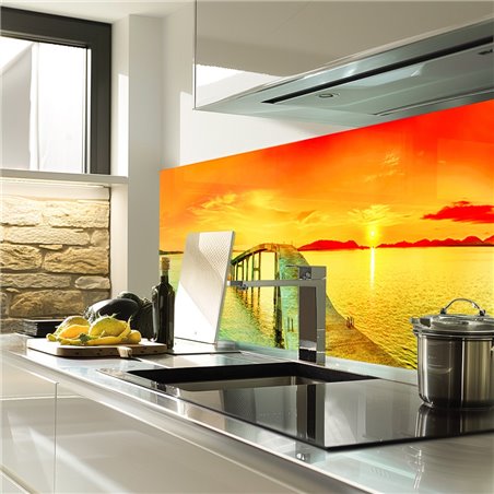 Glas Küchenrückwand 6 mm ESG Motive KRWM-0892