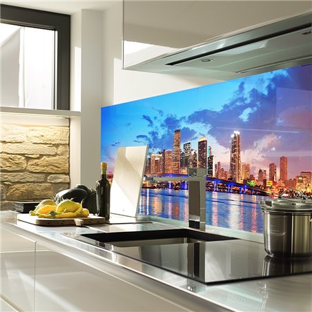 Glas Küchenrückwand 6 mm ESG Motive KRWM-0906