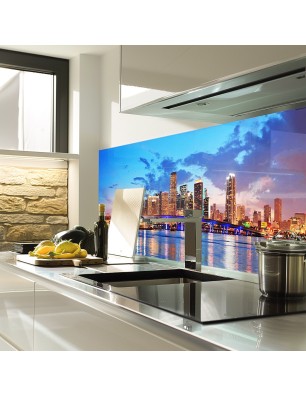 Glas Küchenrückwand 6 mm ESG Motive KRWM-0906