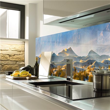 Glas Küchenrückwand 6 mm ESG Motive KRWM-0916