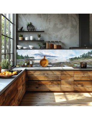 Glas Küchenrückwand 6 mm ESG Motive KRWM-0956