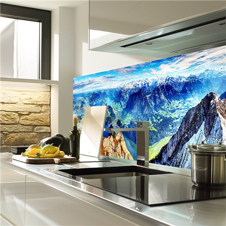 Glas Küchenrückwand 6 mm ESG Motive KRWM-0960