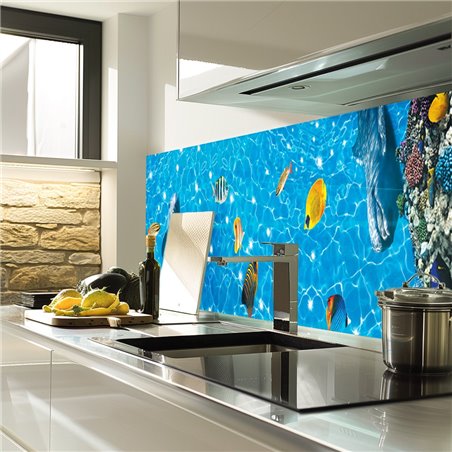 Glas Küchenrückwand 6 mm ESG Motive KRWM-0977