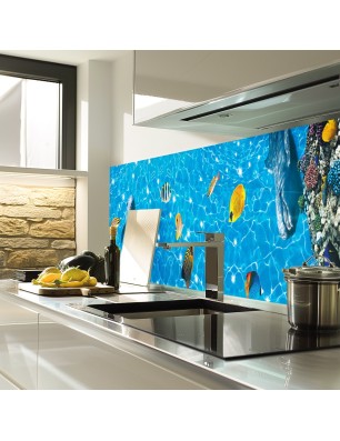 Glas Küchenrückwand 6 mm ESG Motive KRWM-0977