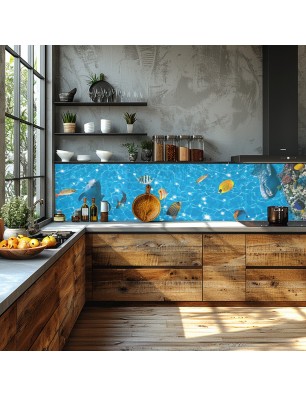 Glas Küchenrückwand 6 mm ESG Motive KRWM-0977