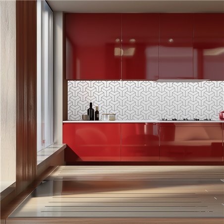 Küchenrückwand Platte 6 mm ESG Fliesenmotive KRWF-03-04