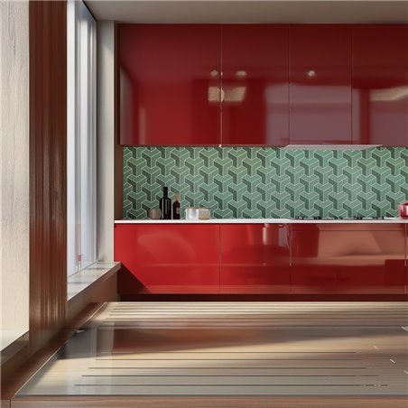 Küchenrückwand Platte 6 mm ESG Fliesenmotive KRWF-03-06