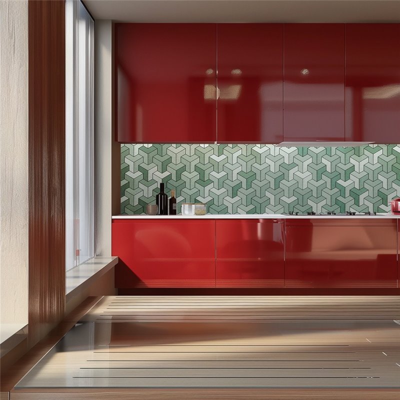 Küchenrückwand Platte 6 mm ESG Fliesenmotive KRWF-03-12