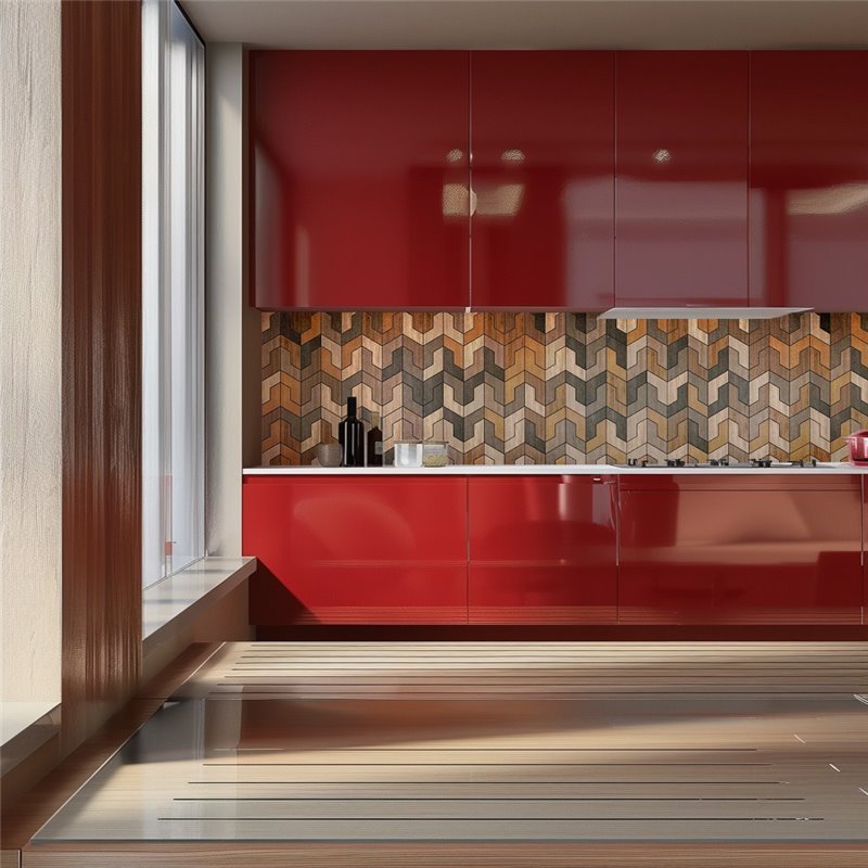 Küchenrückwand Platte 6 mm ESG Fliesenmotive KRWF-04-02