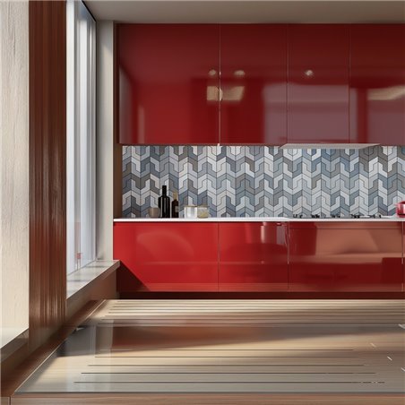 Küchenrückwand Platte 6 mm ESG Fliesenmotive KRWF-04-06