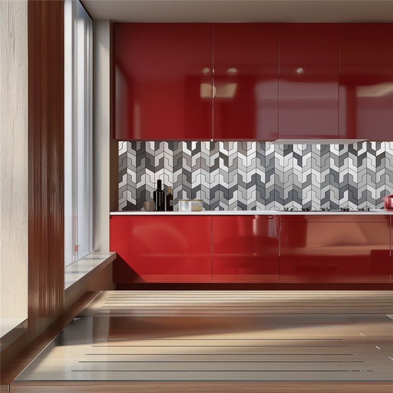 Küchenrückwand Platte 6 mm ESG Fliesenmotive KRWF-04-08