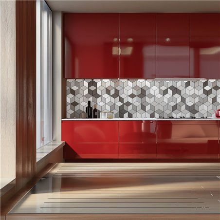 Küchenrückwand Platte 6 mm ESG Fliesenmotive KRWF-05-07