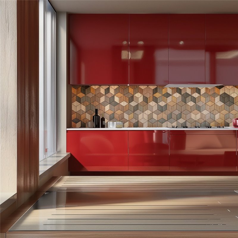 Küchenrückwand Platte 6 mm ESG Fliesenmotive KRWF-05-12