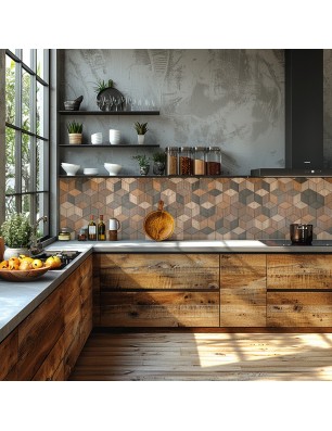 Küchenrückwand Platte 6 mm ESG Fliesenmotive KRWF-05-12