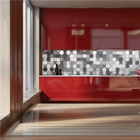 Küchenrückwand Platte 6 mm ESG Fliesenmotive KRWF-06-08