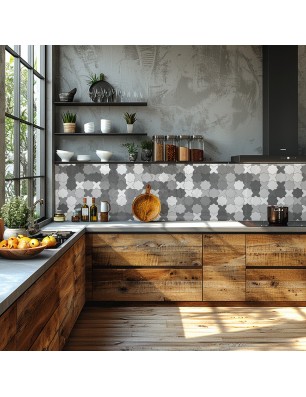 Küchenrückwand Platte 6 mm ESG Fliesenmotive KRWF-06-08