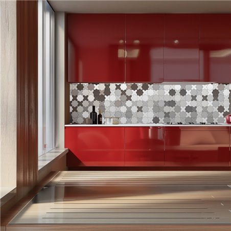 Küchenrückwand Platte 6 mm ESG Fliesenmotive KRWF-06-09