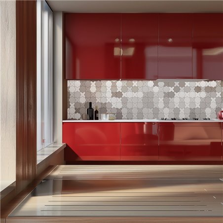 Küchenrückwand Platte 6 mm ESG Fliesenmotive KRWF-06-12