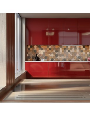 Küchenrückwand Platte 6 mm ESG Fliesenmotive KRWF-06-14