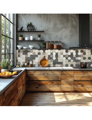 Küchenrückwand Platte 6 mm ESG Fliesenmotive KRWF-06-15