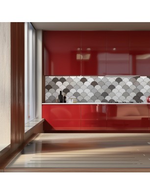 Küchenrückwand Platte 6 mm ESG Fliesenmotive KRWF-07-09