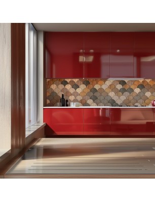 Küchenrückwand Platte 6 mm ESG Fliesenmotive KRWF-07-14