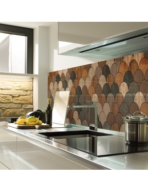 Küchenrückwand Platte 6 mm ESG Fliesenmotive KRWF-07-14