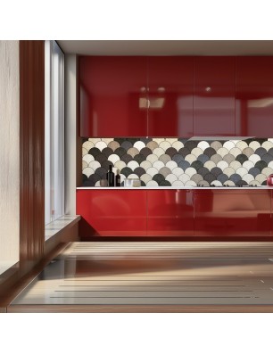 Küchenrückwand Platte 6 mm ESG Fliesenmotive KRWF-07-15