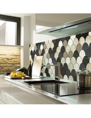 Küchenrückwand Platte 6 mm ESG Fliesenmotive KRWF-07-15