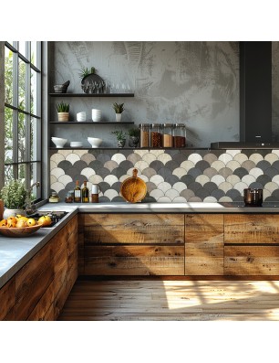 Küchenrückwand Platte 6 mm ESG Fliesenmotive KRWF-07-15