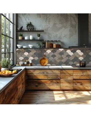 Küchenrückwand Platte 6 mm ESG Fliesenmotive KRWF-07-16