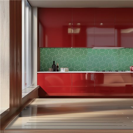 Küchenrückwand Platte 6 mm ESG Fliesenmotive KRWF-08-02