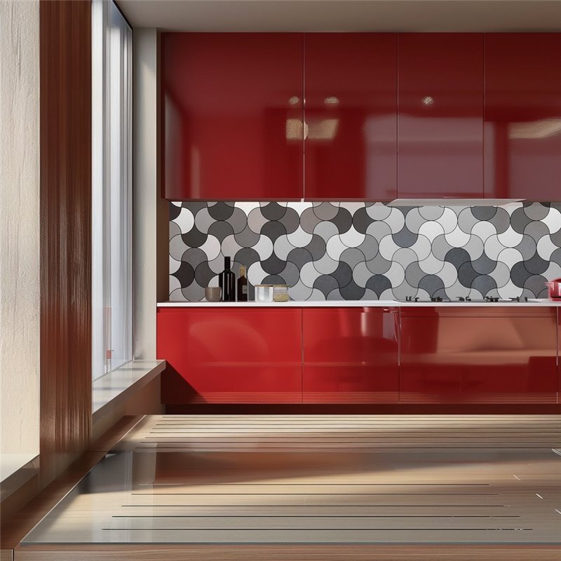 Küchenrückwand Platte 6 mm ESG Fliesenmotive KRWF-08-05