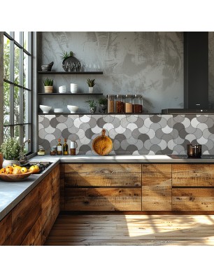 Küchenrückwand Platte 6 mm ESG Fliesenmotive KRWF-08-06