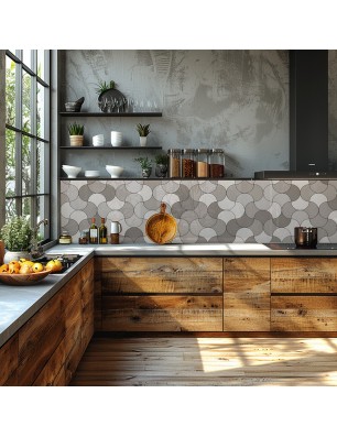 Küchenrückwand Platte 6 mm ESG Fliesenmotive KRWF-08-09