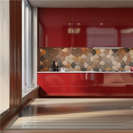 Küchenrückwand Platte 6 mm ESG Fliesenmotive KRWF-08-11