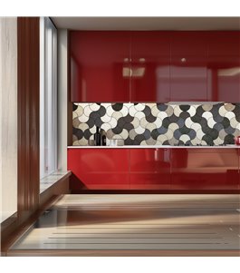 Küchenrückwand Platte 6 mm ESG Fliesenmotive KRWF-08-12