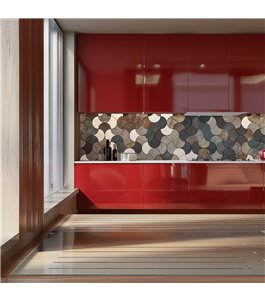 Küchenrückwand Platte 6 mm ESG Fliesenmotive KRWF-08-13