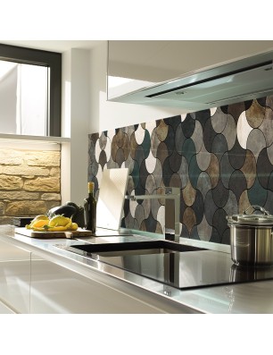 Küchenrückwand Platte 6 mm ESG Fliesenmotive KRWF-08-13